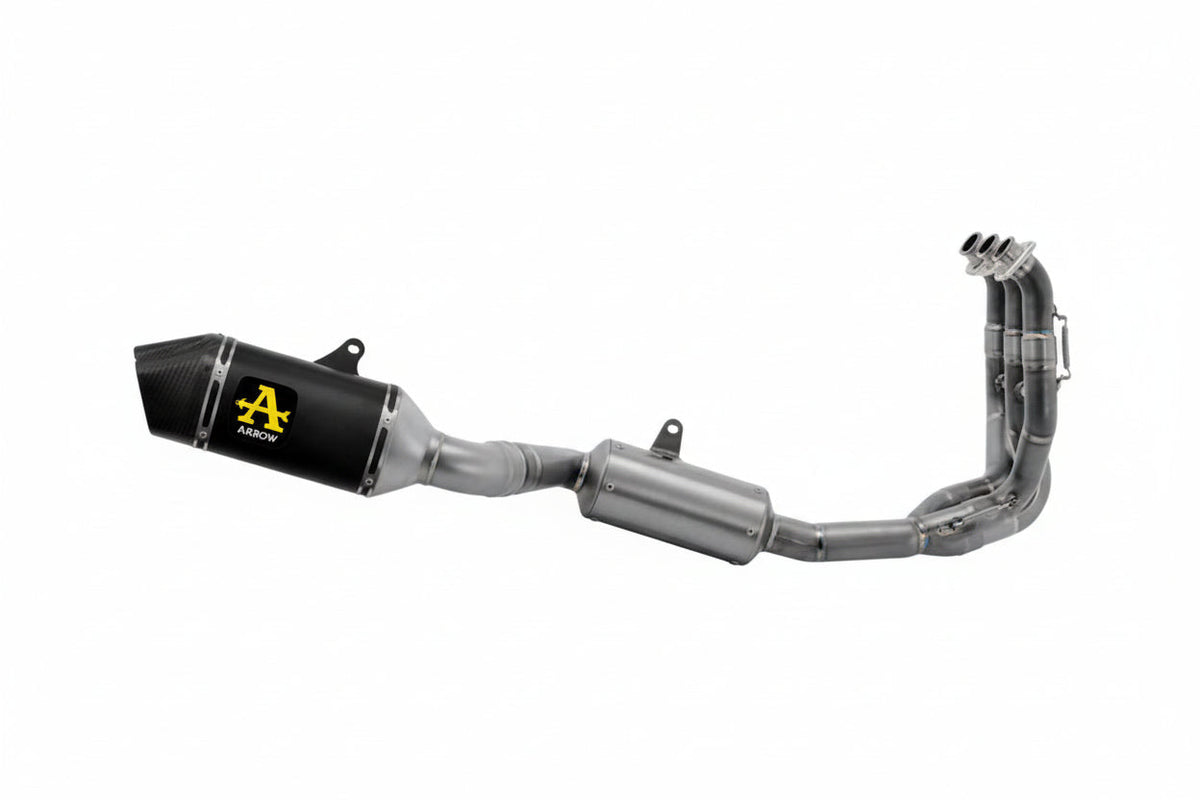 Arrow Exhaust  Veloce Full Exhaust, Aluminum Dark for Triumph Tiger 660 22-24 71504VAN