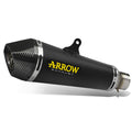 Arrow X-Kone Slip-on Exhaust, Nichrome Dark for Kawasaki Z650 2017-2020 71854XKN