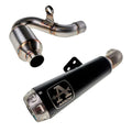 Arrow Pro-Race BMW F900 R/XR 2020-2024  Black Stainless Steel Exhaust 71915prn + 71729MI