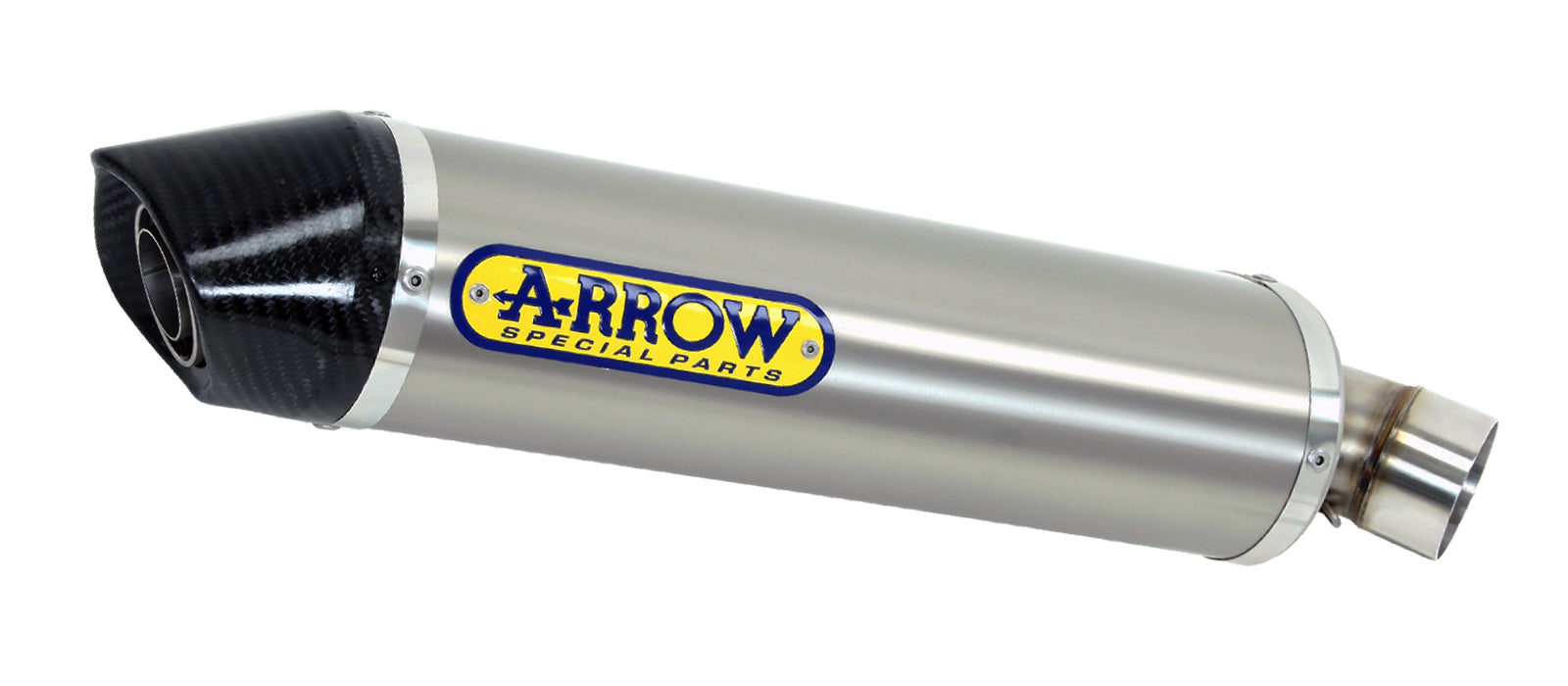 Arrow Yamaha Yzf R1'15 Homologated Titanium Indy Race Silencer With Carbon End Cap For Original Collectors  71829pk