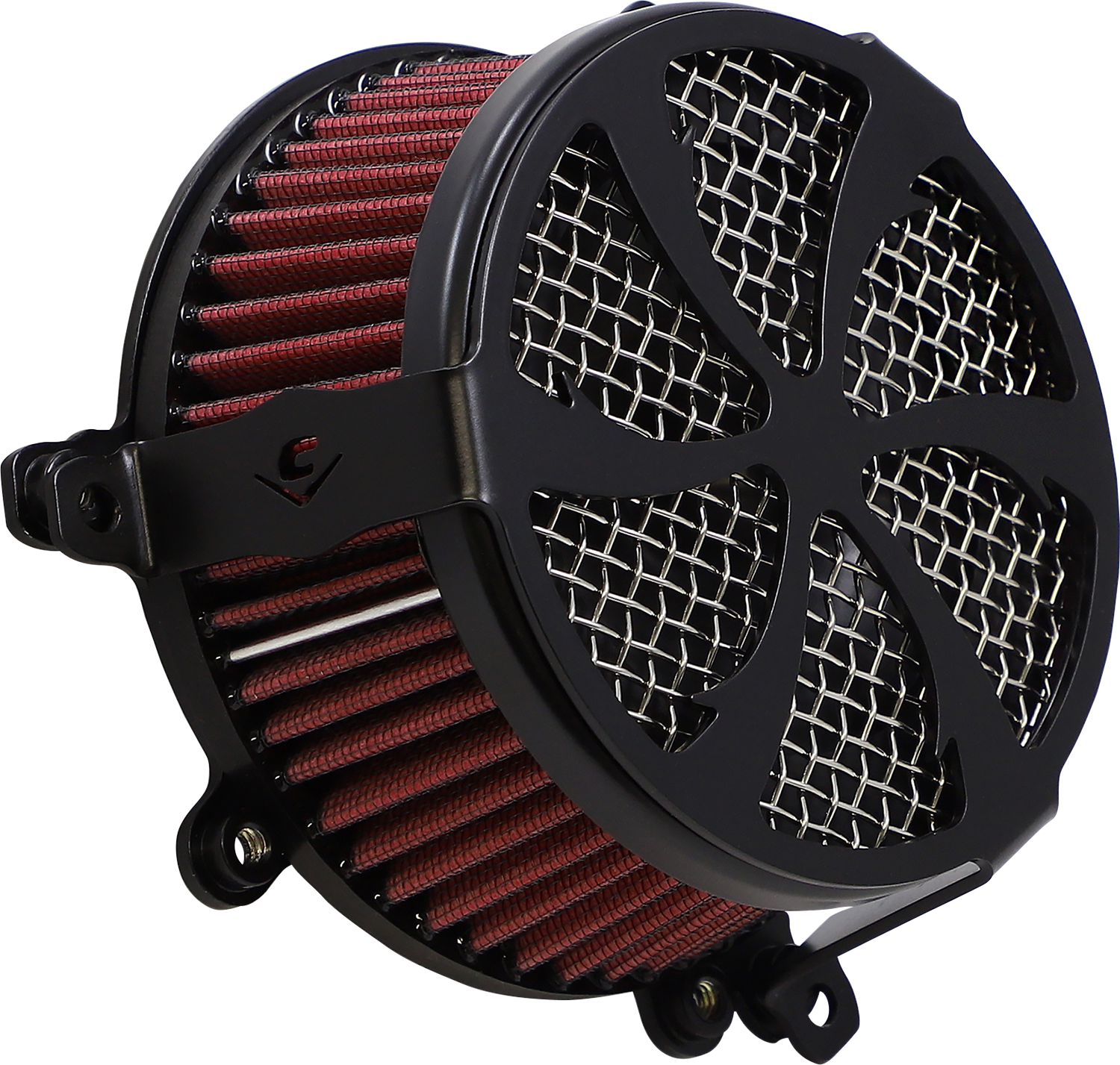 COBRA Air Filter - Swept - Black 606-0100-01B-SB