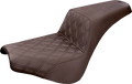 SADDLEMEN Step-Up Seat - Front Lattice Stitch - Brown Softail Street Bob FXBB  2018-2020 818-30-172BR
