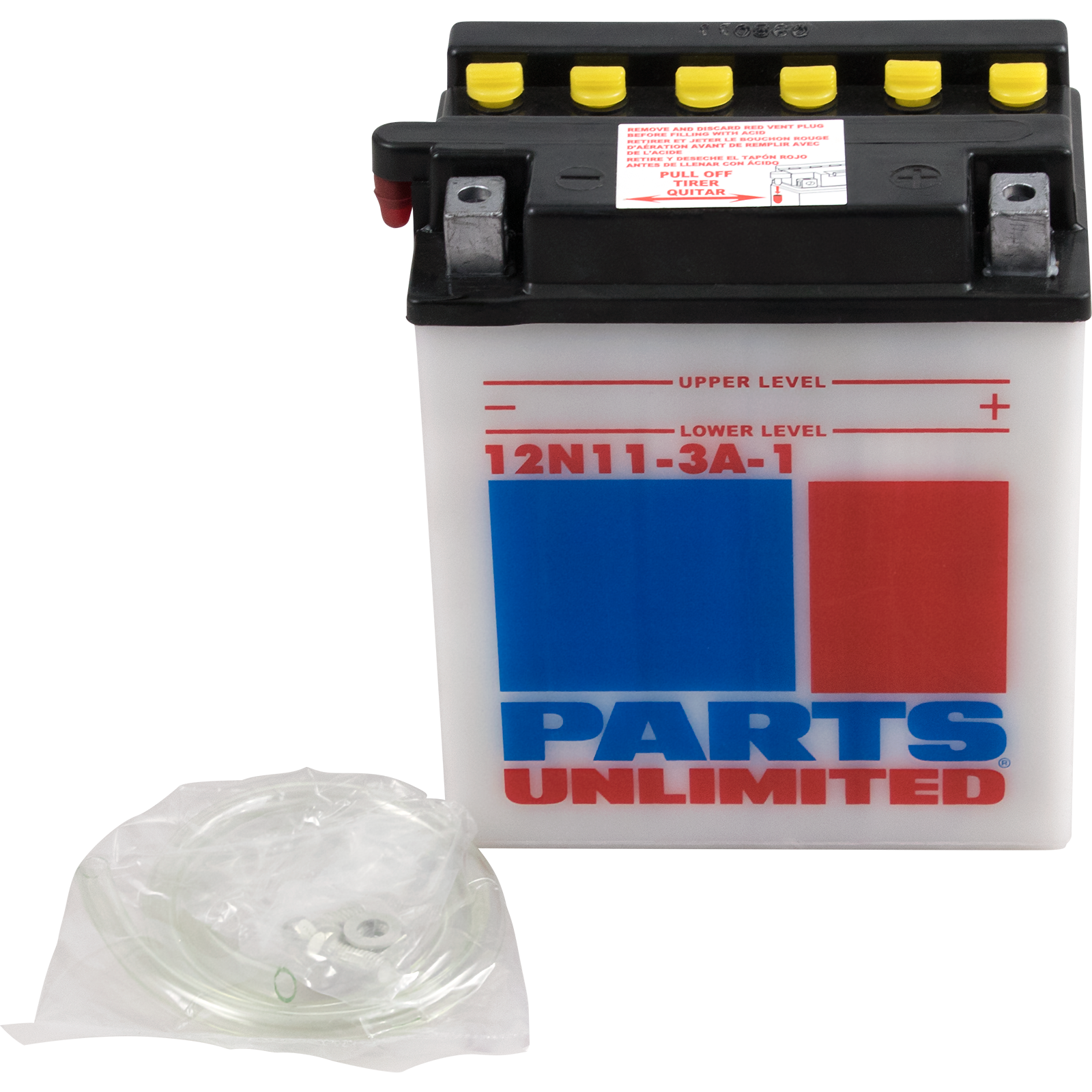 Parts Unlimited Conventional Battery 12n113a1