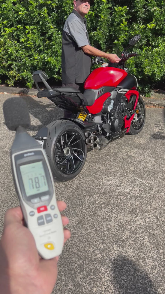 Vandemon  Ducati Diavel V4 Stealth Bimodal Quattro Titanium Exhaust System 2023-2026  DUCDVLV4TIEXHWV VA-32