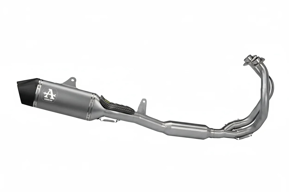 Arrow  Kawasaki  Z650 / Ninja 650 / Versys 650 E5+ 2025 Full System With Veloce Titanium Silencer - 77501vl