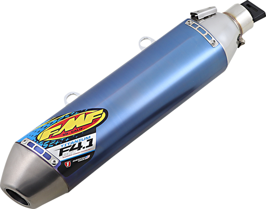 FMF Factory 4.1 RCT Muffler - Anodized Titanium 045596 1821-1721