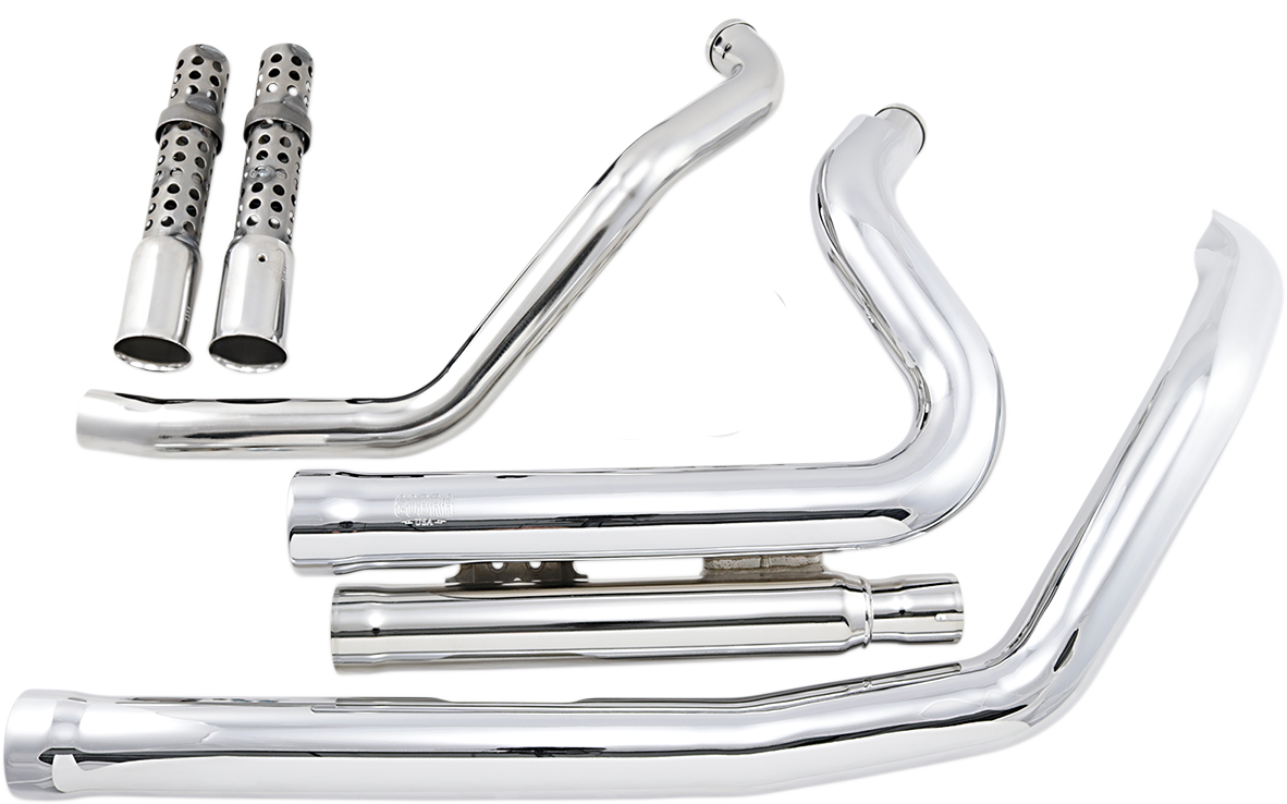 COBRA 909 Exhaust - Chrome - '07-'13 XL 6704