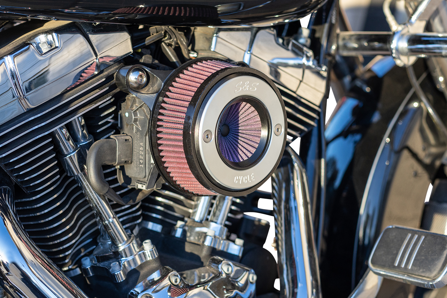 S&S CYCLE Stinger Air Cleaner  Glide /Road King/Softail/Fat Boy6  2008-2017 170-0715A