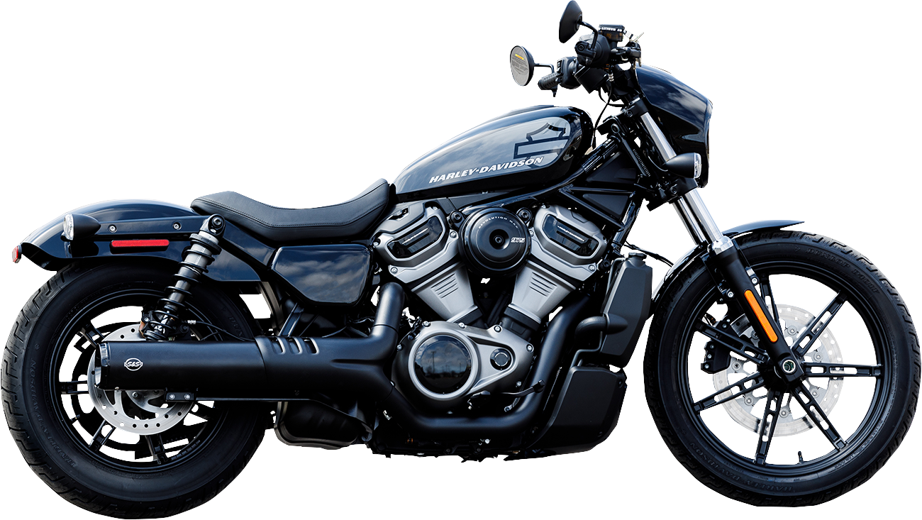 S&S CYCLE 4-1/2" Grand National Slip-On Muffler - Black RH975 Nightster 2022-2025   550-1074