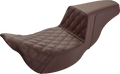 SADDLEMEN Step-Up Seat - Extended Reach - Front Lattice Stitch - Brown - FL '08-'23 808-07B-172BREX