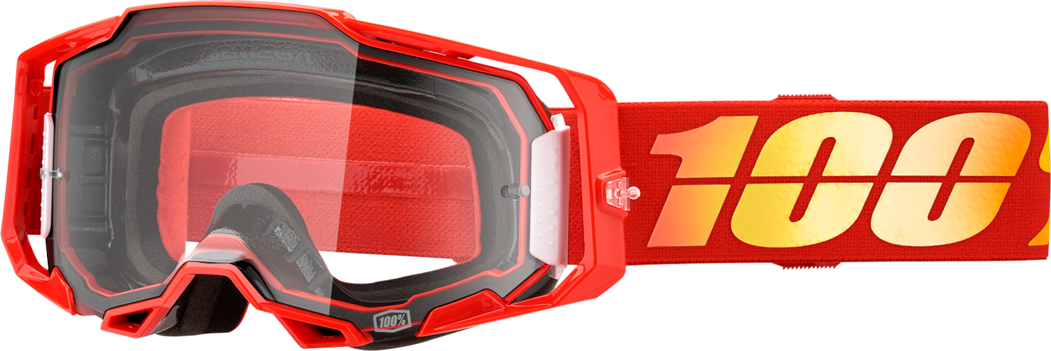 100% Armega Goggles - Nuketown - Clear 50004-00020