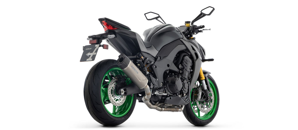 ARROW KAWASAKI Z1100 / Z1100SE E5+ '25/'26 INDY RACE EVO ALUMINIUM DARK EXHAUST - 77507AKN