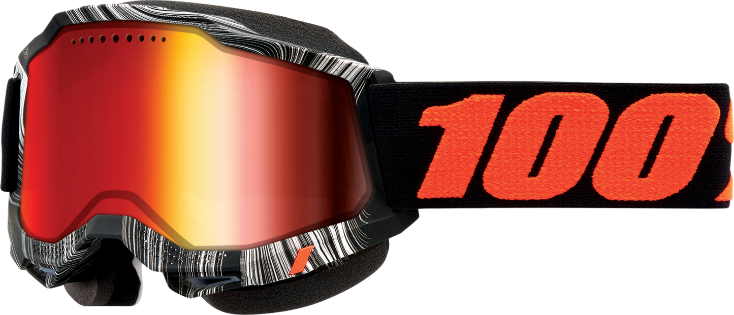 100% Accuri 2 Goggles - Geospace - Red Mirror 50022-00007