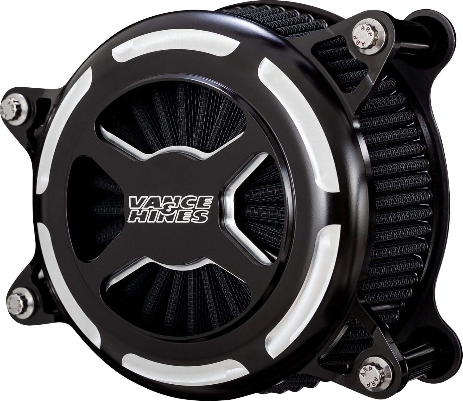 VANCE & HINES VO2 X Air Cleaner - Black Contrast - XL 42339