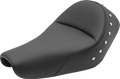SADDLEMEN Heels Down Solo Seat - Without Backrest - Studded - Black 807-11-0011