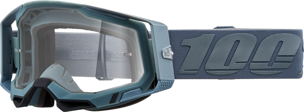 100% Racecraft 2 Goggles - Battleship - Clear 50009-00017