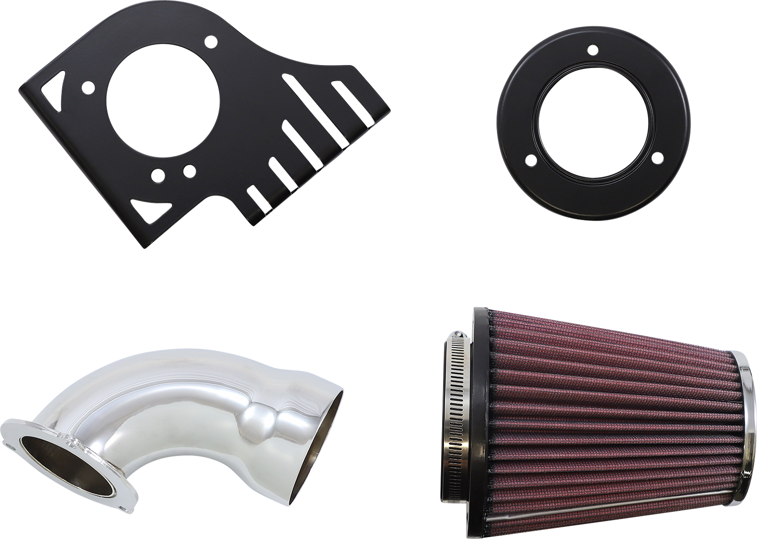 COBRA Cone Air Filter - Chrome/Chrome - Softail 606-0104-06