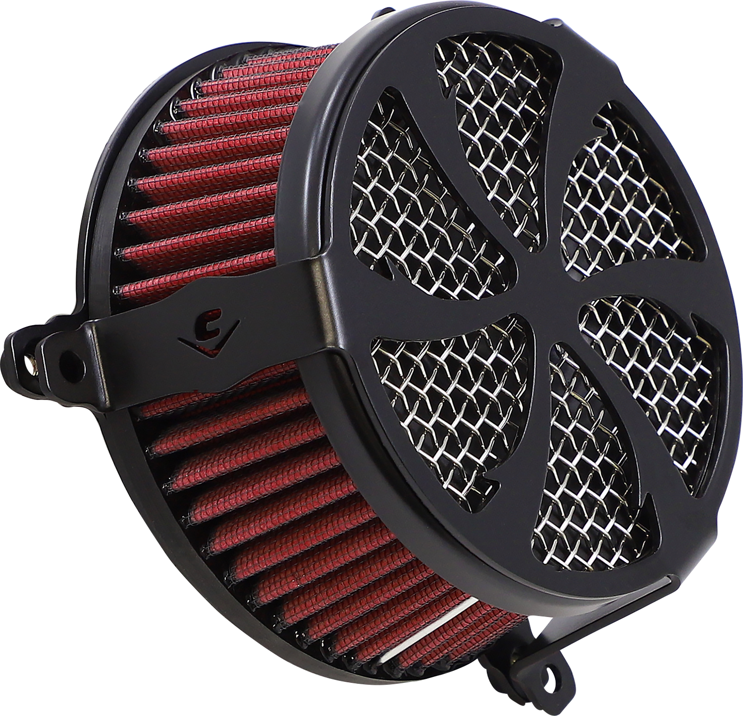 COBRA Air Filter - Swept - Black 606-0102-01B-SB