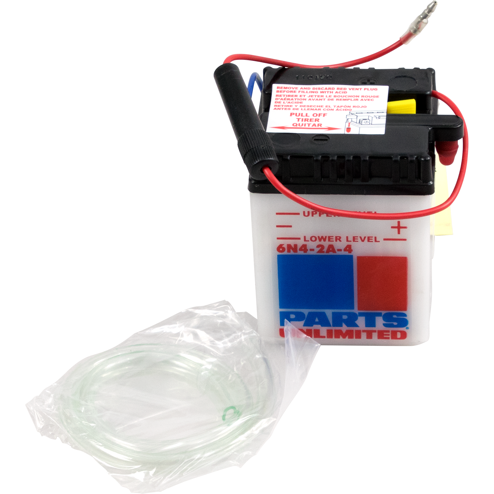 Parts Unlimited Conventional Battery 6n4-2a-4