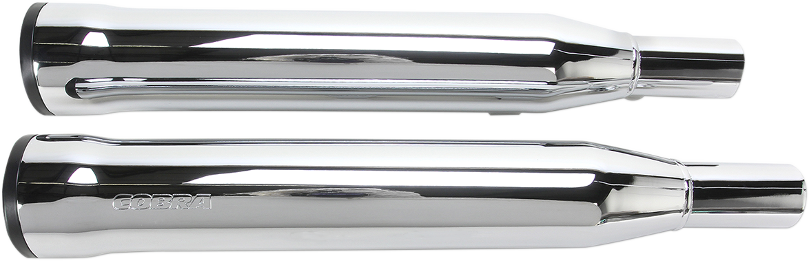 COBRA 3" RPT Mufflers for '07-'13 XL - Chrome 6080