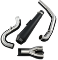 COBRA El Diablo Exhaust - Black - '07-'11 Softail 6484B
