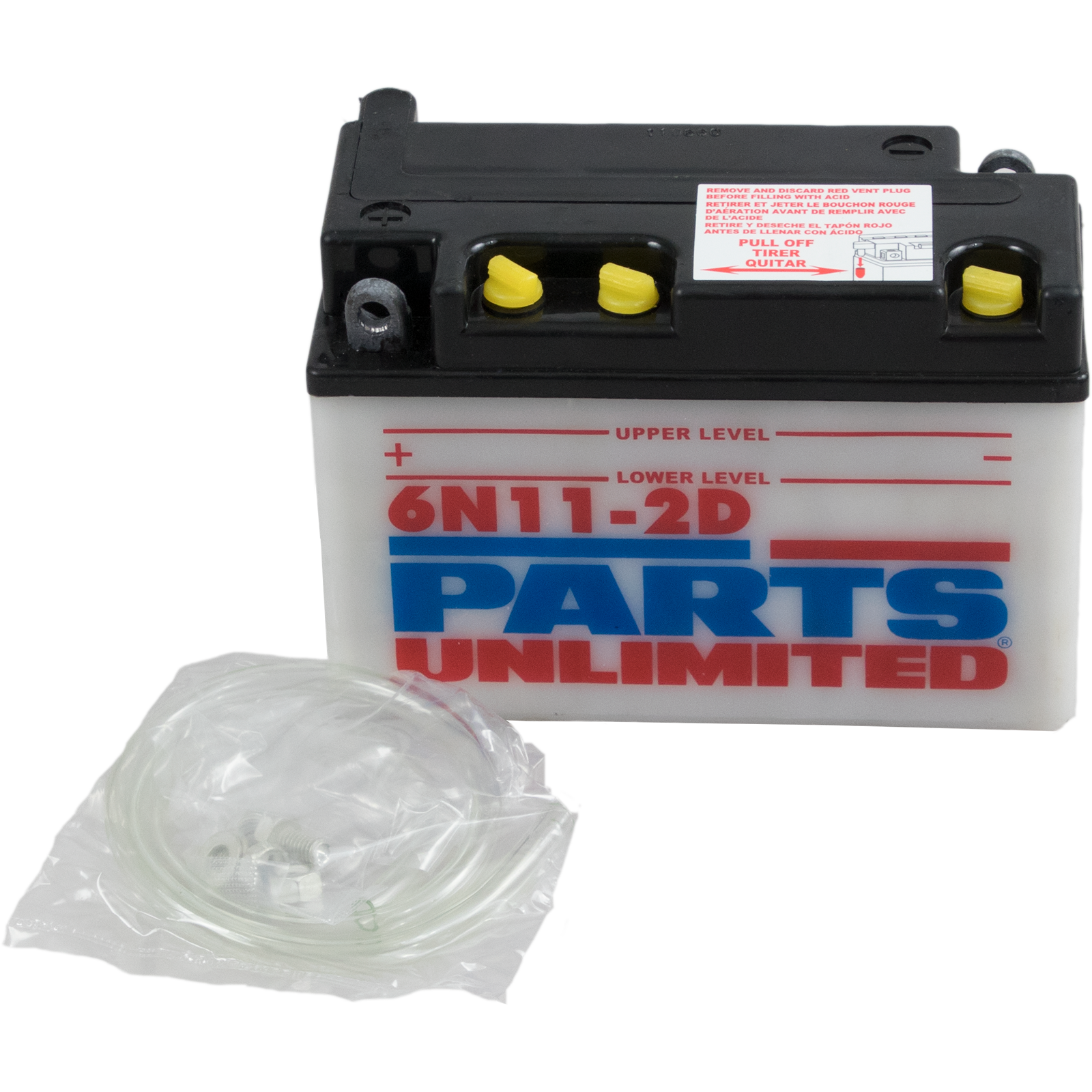 Parts Unlimited Conventional Battery 6n112d