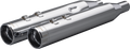 KHROME WERKS 4-1/2" HP-Plus Slip-On Mufflers - Chrome Klassic Tip 202975