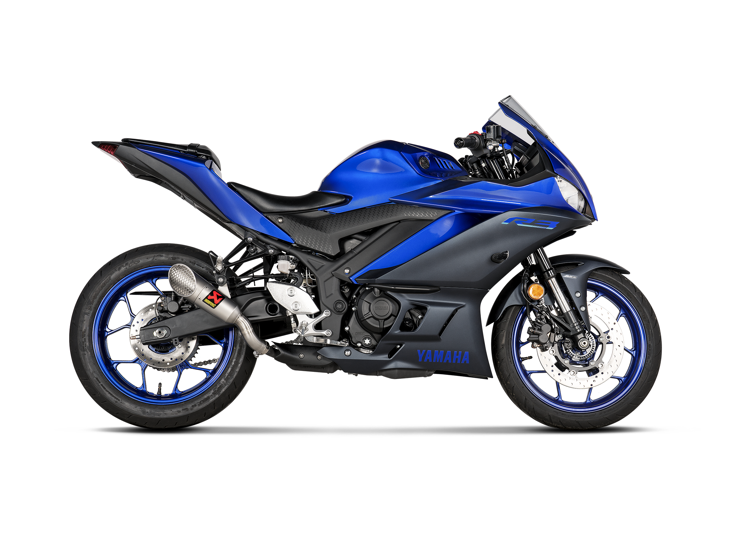 AKRAPOVIC R3 Slip-On Line Muffler - Titanium End Cap S-Y3SO6-IVOSS