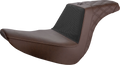 SADDLEMEN Unknown Industries Seat - Front Carbon Fiber/Black Gripper Lumbar/Rear Lattice - FL/FX '18-'23 UN18-29-173BR