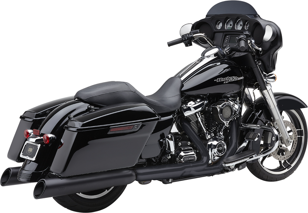 COBRA 4-1/2" NH Series Mufflers - Black  Glide 2017-2022  6289RB