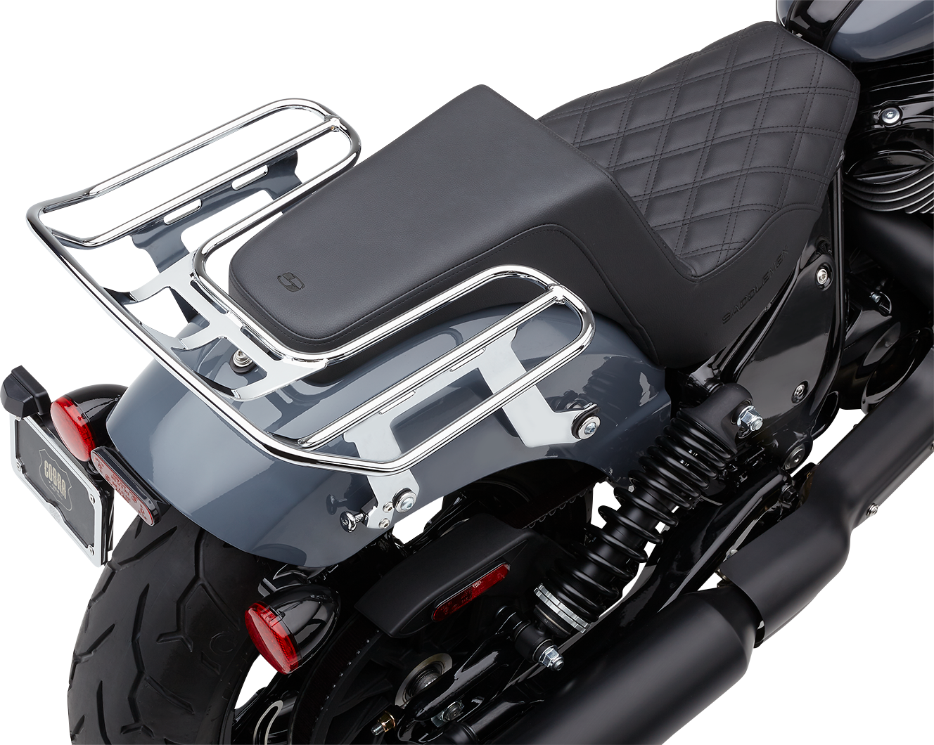 COBRA Detachable Wrap Around Rack - Chrome - Chieftain 502-2604