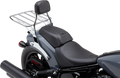 COBRA Detachable Backrest - Mini - Chrome - Chieftain 502-2012