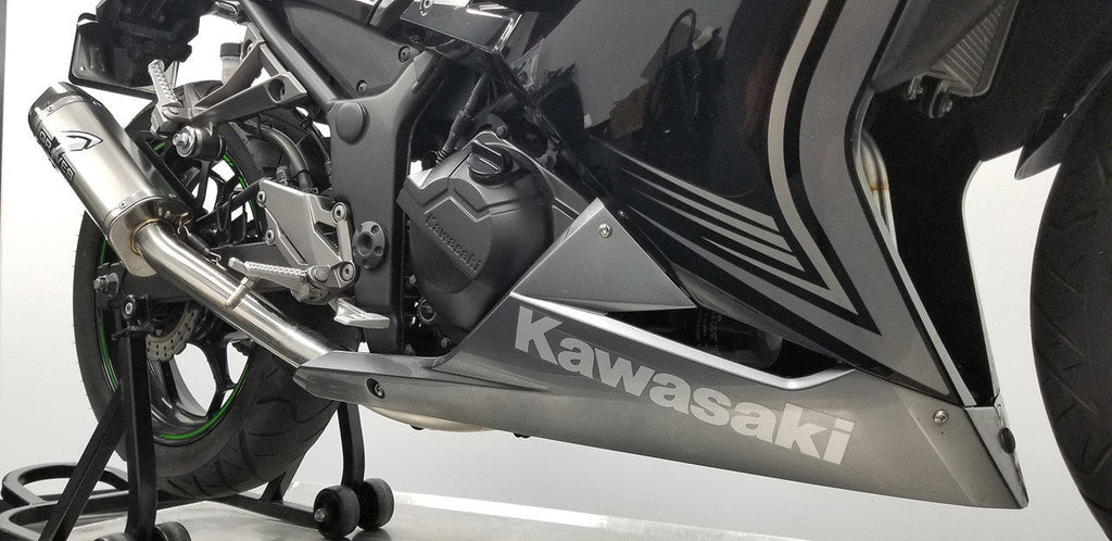 Graves motorsports ninja ex300 2013-2017 full exhaust system EXK-17EX3-FST
