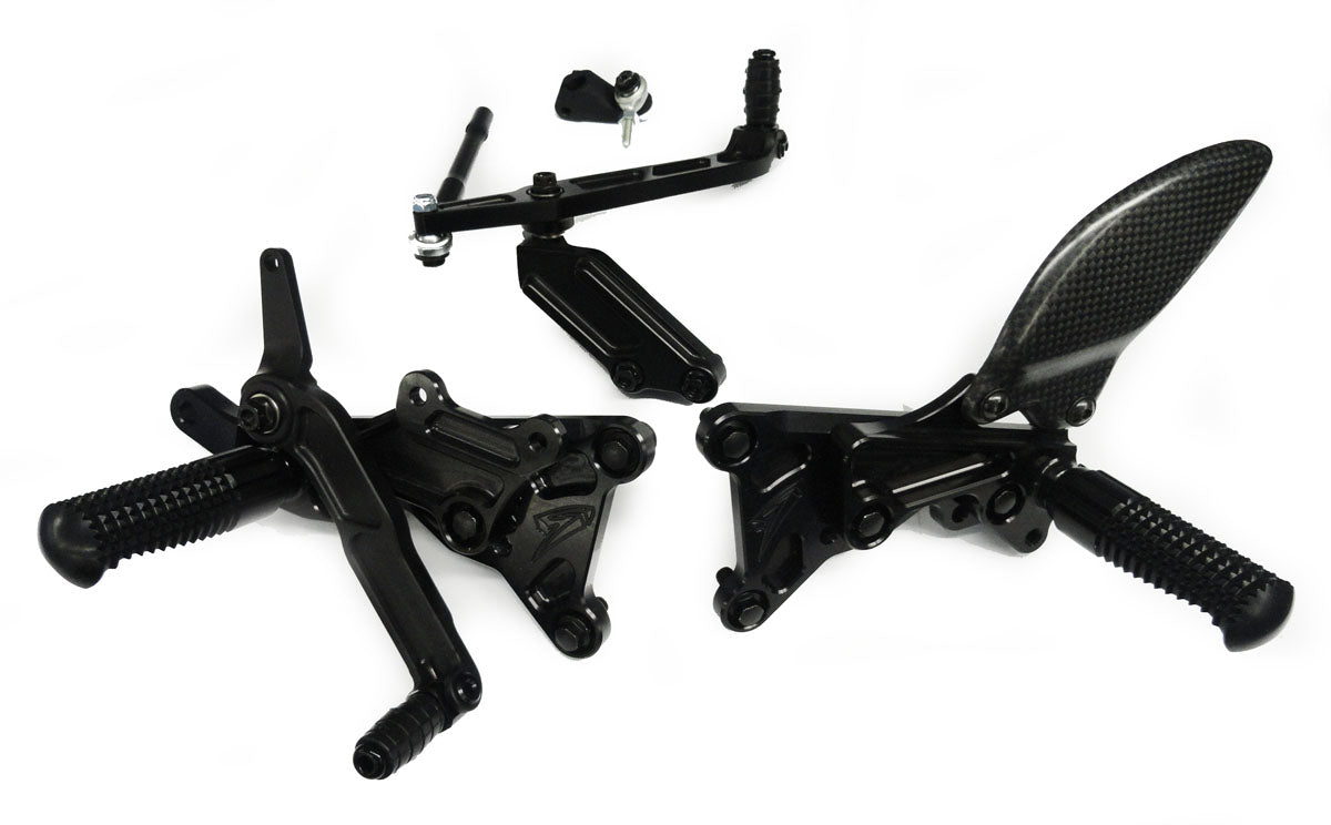 Graves motorsports yamaha r6 2006-2022 works rearsets