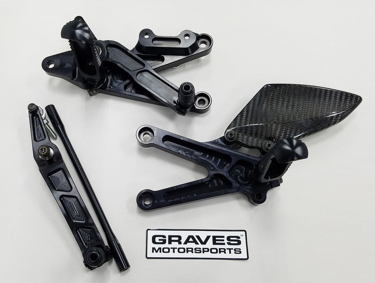 Graves motorsports yamaha r6 fixed rearsets 2006-2019