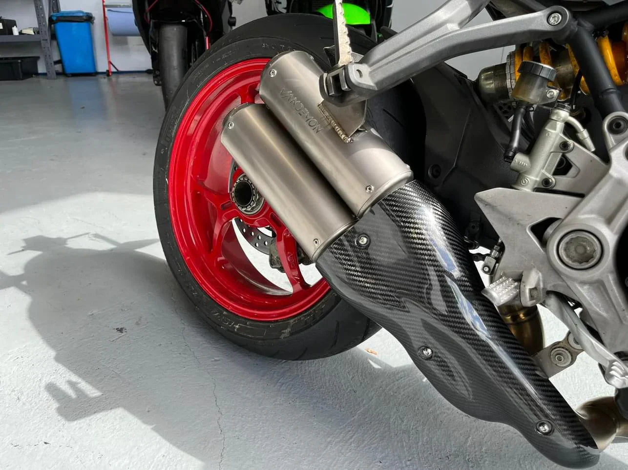 Vandemon  Ducati Supersport 939 Side Mount Titanium Exhaust System 2017-20 DUC939STIEXHSYA VA-40