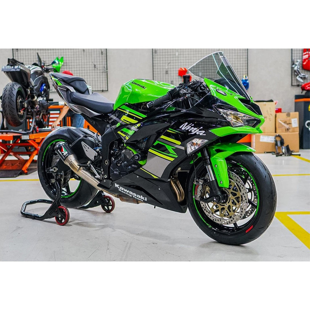 Austin Racing  ZX636/ZX6R  GP1 DE-CAT exhaust slip on for 2009-2025 2026 AR04