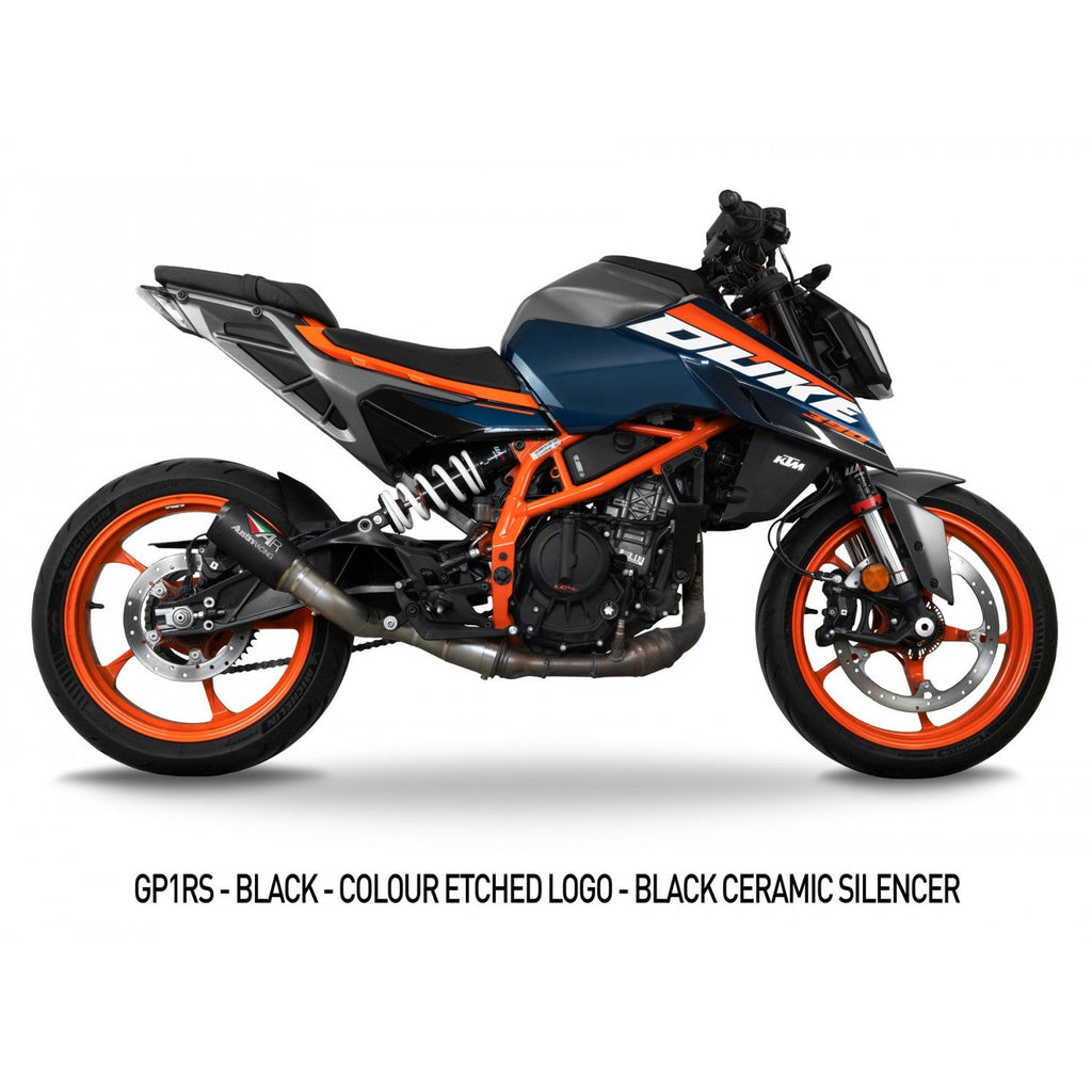 Austin Racing  GP1RS slip-on COMPLIANT & RACE EXHAUST   KTM DUKE 390 2024 SLIP-ON dB  AUR68