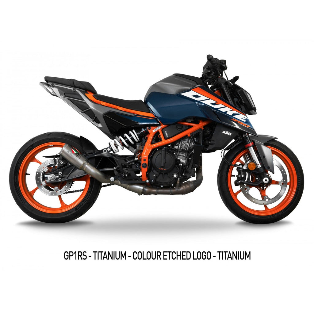Austin Racing  GP1RS slip-on COMPLIANT & RACE EXHAUST   KTM DUKE 390 2024 SLIP-ON dB  AUR68