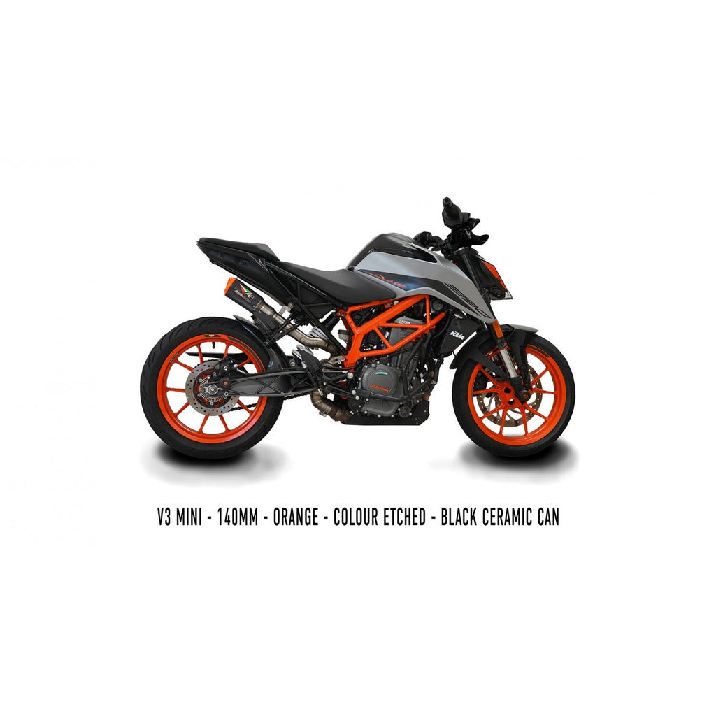 Austin Racing  V3 mini 2021-2023 KTM DUKE 390 GP1 HI-SLUNG DE-CAT RACE EXHAUST SYSTEM  AUR84