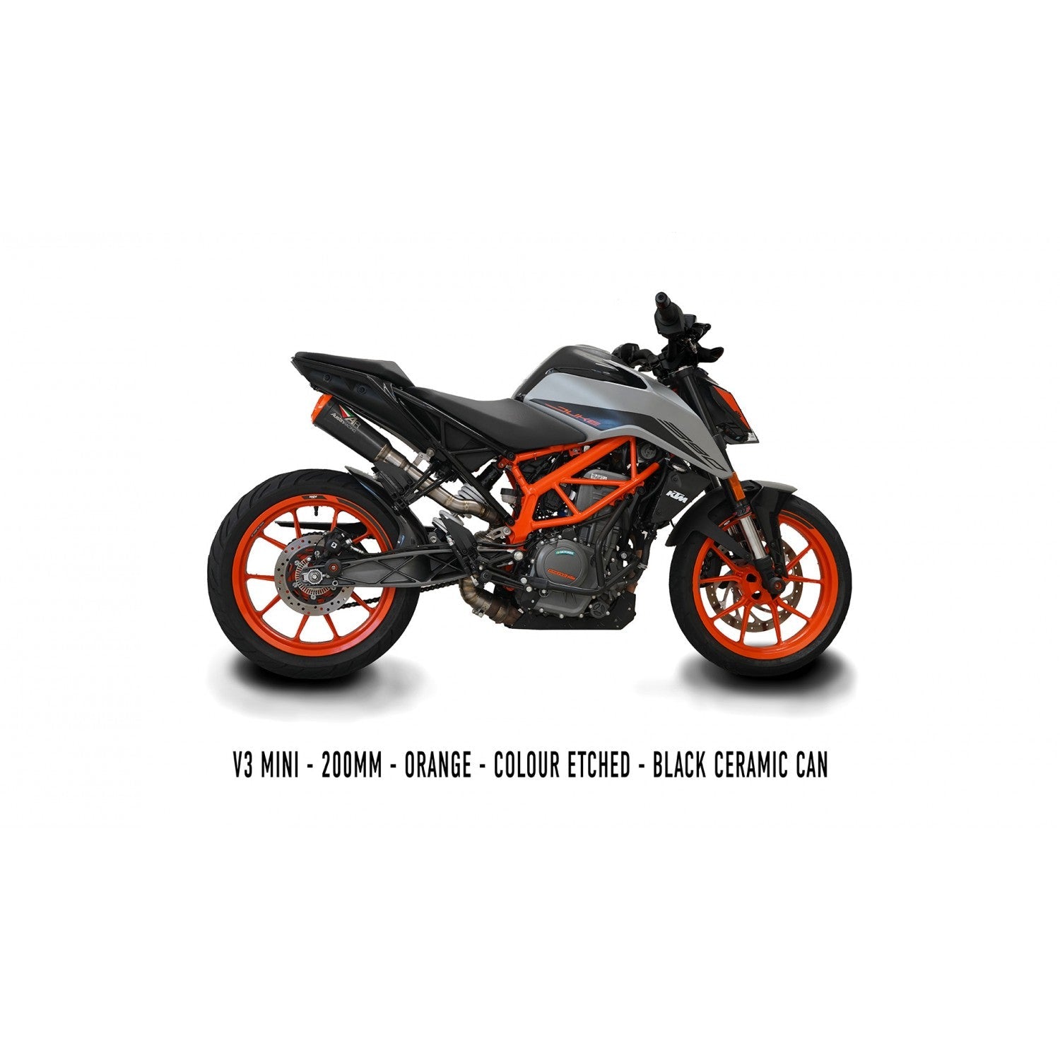 Austin Racing  V3 2021-2023 KTM DUKE 390 SLIP-ON dB COMPLIANT & RACE EXHAUST SYSTEMS AUR83