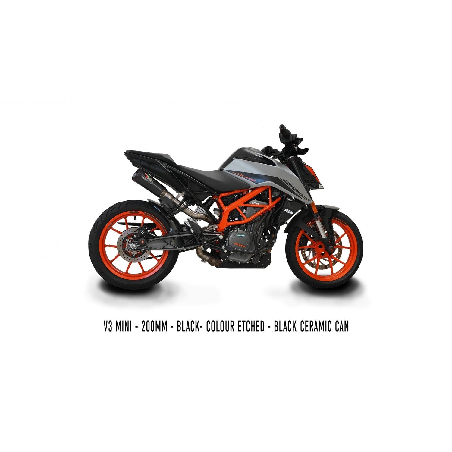 Austin Racing  V3 2021-2023 KTM DUKE 390 SLIP-ON dB COMPLIANT & RACE EXHAUST SYSTEMS AUR83