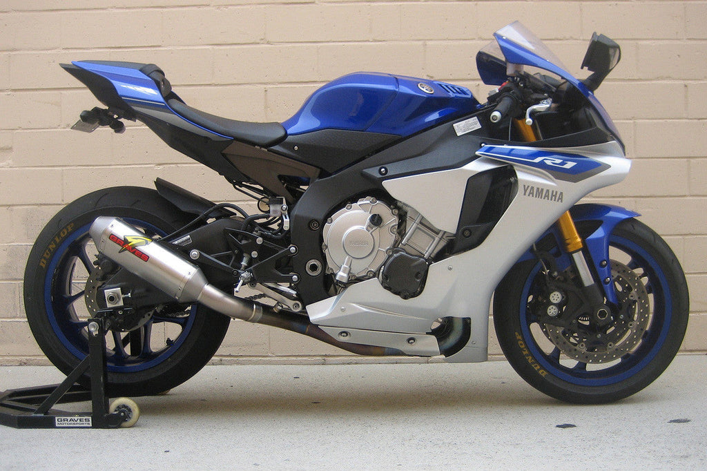 Graves  Cat Eliminator Titanium Exhaust 200mm Silencer R1 15-25 Exy-15r1-Cett-2