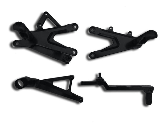 Graves motorsports fixed rearsets yamaha r1 2015-2022