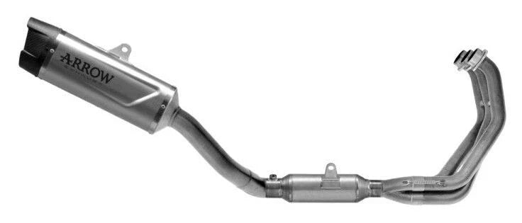 71981PK HOMOLOGATED Full Exhaust Arrow Indy Race EVO Titanium Carbon End Cap Yamaha YZF R9 2025 2026