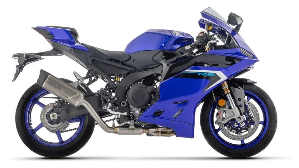 71981PK HOMOLOGATED Full Exhaust Arrow Indy Race EVO Titanium Carbon End Cap Yamaha YZF R9 2025 2026
