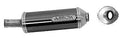Arrow Maxi Race-Tech Exhaust, Aluminum Dark Kawasaki ER-6N / F & Versys 650 71698AON