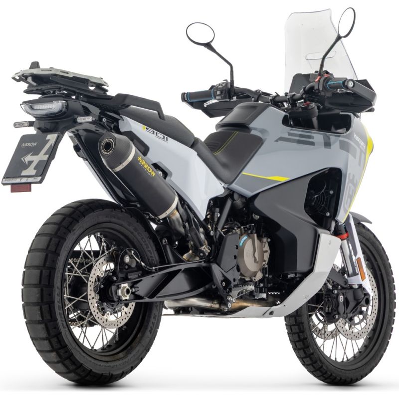 Arrow Exhaust Race-Tech Slip-on Exhaust, Aluminum Dark for KTM 790 /890 Adventure 2025-2026  /HUSQVARNA Norden 901 24-25  71990AKN