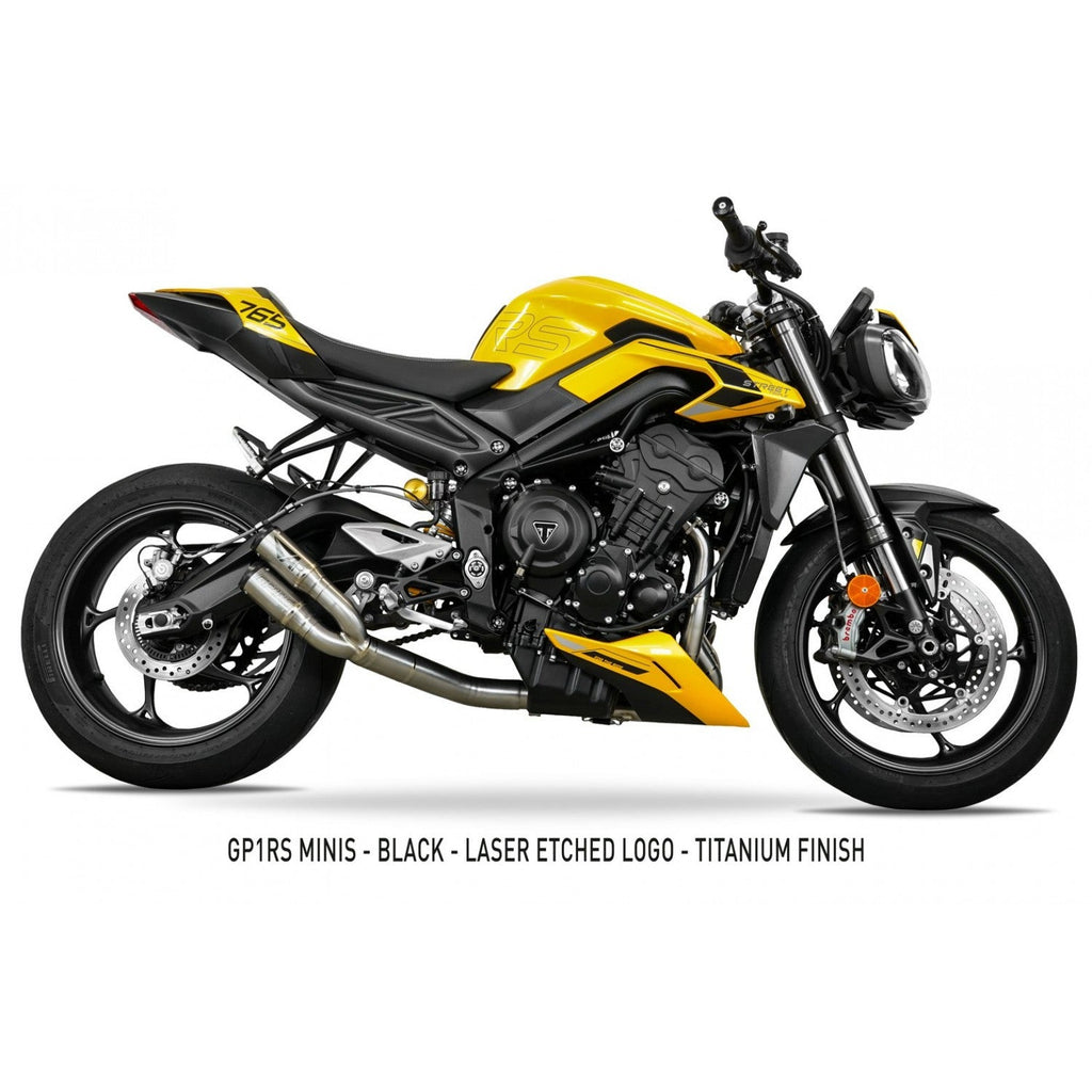 Austin Racing 2023 - 2025 TRIUMPH STREET TRIPLE 765 RS BOX-DELETE AND FULL RACE EXHAUST SYSTEM AR114