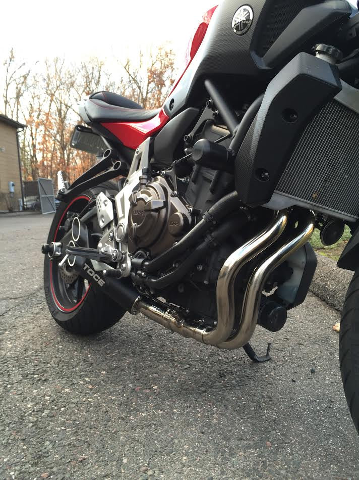 TOCE Razor Tip Full Exhaust - Yamaha FZ-07 / MT-07 15-24 30140-YAM-FZ07